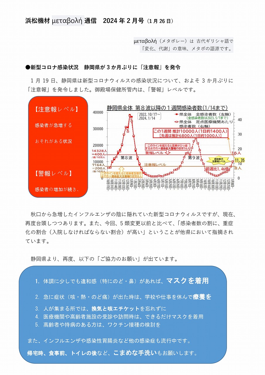 健康通信　2024年2月号 (1)